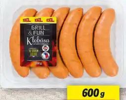 Lidl Grilovací klobása nabídka