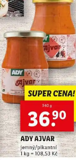 Lidl Ady ajvar nabídka