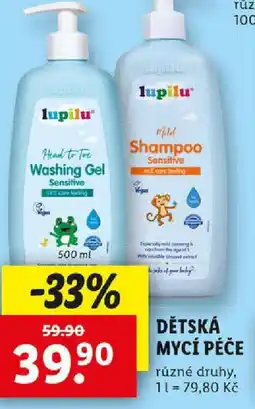 Lidl Dětská mycí péče nabídka