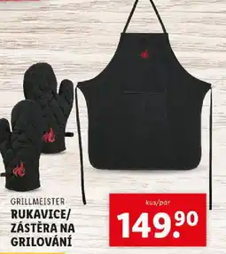 Lidl GRILLMEISTER Rukavice/ zástěra na grilování nabídka