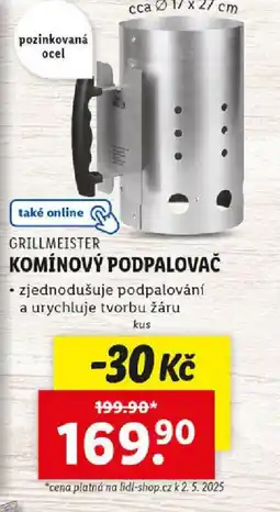 Lidl GRILLMEISTER Komínový podpalovač nabídka
