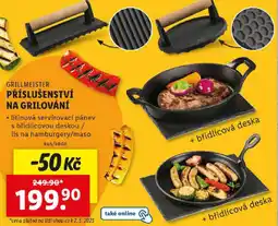 Lidl Grillmeister příslušenství na grilování nabídka