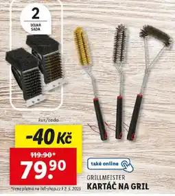 Lidl GRILLMEISTER Kartáč na gril nabídka