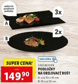 Lidl GRILLMEISTER Podložky na grilovací rošt nabídka