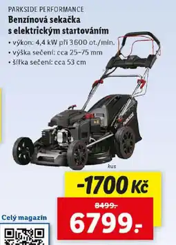 Lidl PARKSIDE PERFORMANCE Benzínová sekačka s elektrickým startováním nabídka