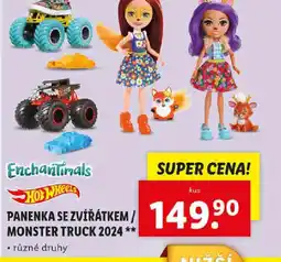 Lidl Panenka se zvířátkem / monster truck 2024 nabídka