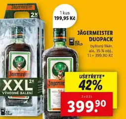 Lidl JÄGERMEISTER Duopack nabídka