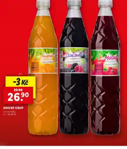 Lidl Ovocný sirup nabídka