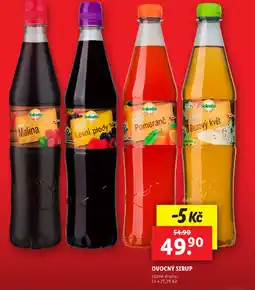 Lidl Ovocný sirup nabídka