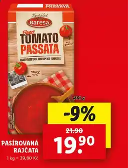 Lidl Pasírovaná rajčata nabídka