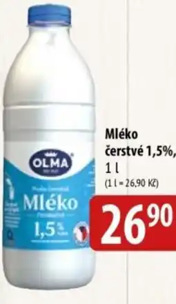 Bala Mléko čerstvé 1,5% nabídka