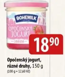 Bala BOHEMILK Opočenský jogurt nabídka
