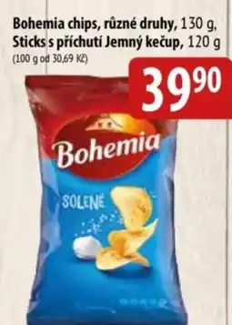 Bala Bohemia chips, různé druhy, Sticks s příchutí Jemný kečup nabídka