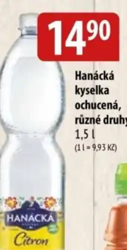 Hanácká kyselka ochucená
