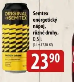 Bala SEMTEX energetický nápoj nabídka