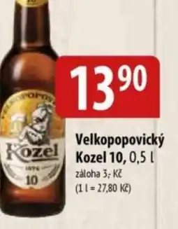 Bala Velkopopovický Kozel 10 nabídka