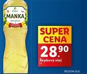 Lidl MANKA Řepkový olej nabídka