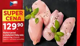 Lidl Kuřecí prsní a stehenní řízky mix nabídka