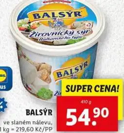 Lidl BALSYR nabídka