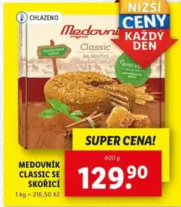 Lidl Medovník classic se skořicí nabídka
