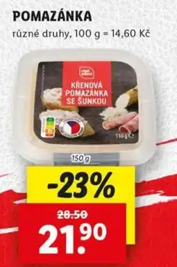 Lidl Pomazánka nabídka