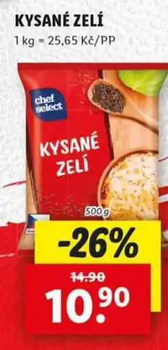 Lidl Kysané zelí nabídka