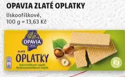Lidl Opavia zlaté oplatky nabídka