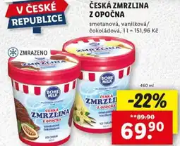 Lidl Česká zmrzlina z opočna nabídka