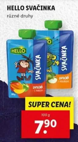 Lidl Hello svačinka nabídka