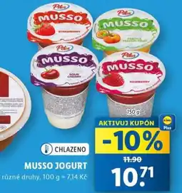 Lidl Musso jogurt nabídka