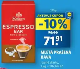 Lidl Mletá pražená káva nabídka
