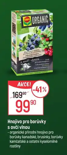Globus Hnojivo pro borůvky s ovčí vlnou nabídka