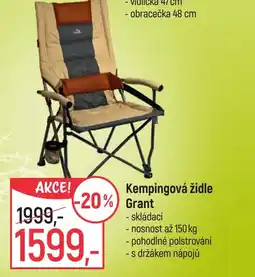 Globus Kempingová židle grant nabídka
