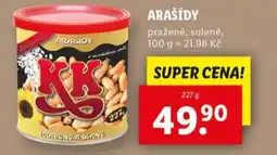 Lidl ARAŠIDY nabídka