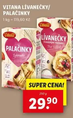 Lidl Vitana lívanečky/ palačinky nabídka