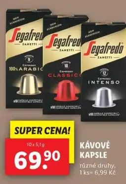 Lidl Kávové kapsle nabídka