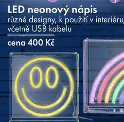 TEDi Led neonový nápis nabídka