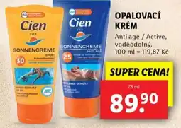 Lidl Opalovací krém nabídka