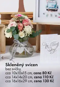 TEDi Skleněný svícen nabídka