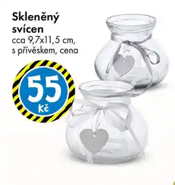 TEDi Skleněný svícen nabídka