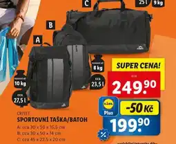 Lidl CRIVIT Sportovní taška/batoh nabídka