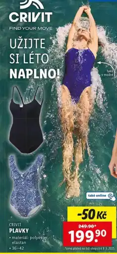 Lidl Crivit plavky nabídka