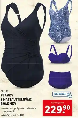 Lidl Crivit plavky s nastavitelnými ramínky nabídka