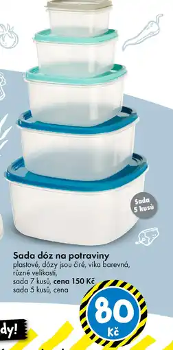 TEDi Sada dóz na potraviny nabídka
