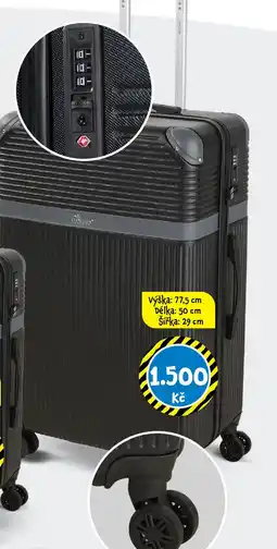 TEDi Skořepinový kufr premium nabídka