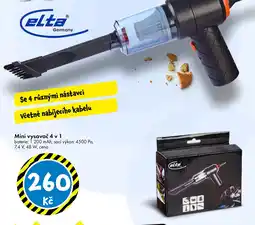 TEDi ELTA Mini vysavač 4 v 1 nabídka