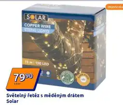 Action Světelný řetěz s měděným drátem Solar nabídka
