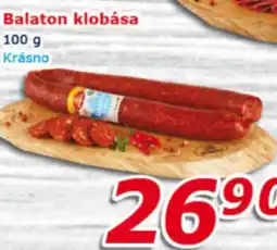 ESO MARKET Balaton klobása nabídka