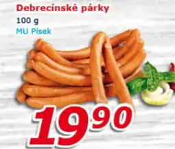 ESO MARKET Debrecínské párky nabídka