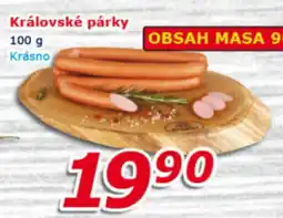 ESO MARKET Královské párky nabídka